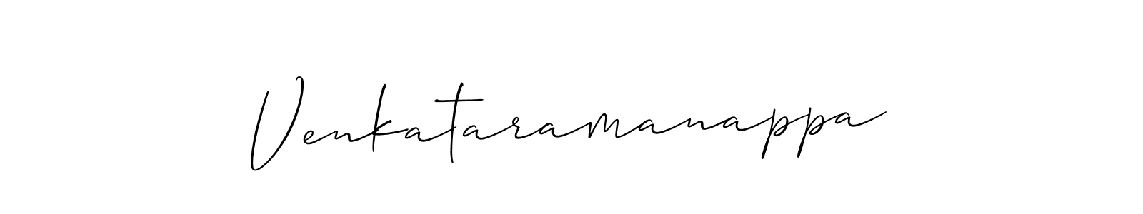 You should practise on your own different ways (Allison_Script) to write your name (Venkataramanappa) in signature. don't let someone else do it for you. Venkataramanappa signature style 2 images and pictures png