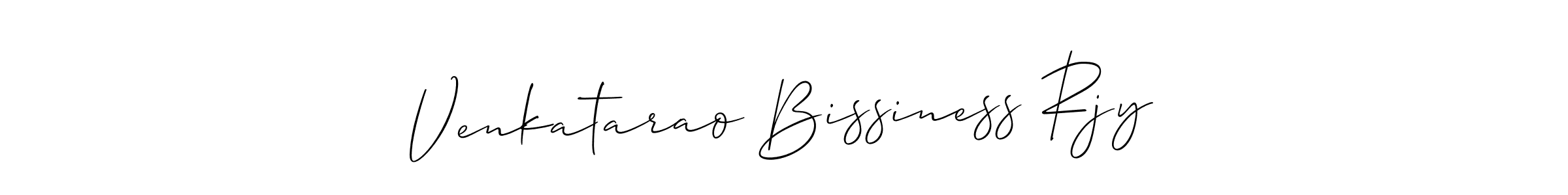 Design your own signature with our free online signature maker. With this signature software, you can create a handwritten (Allison_Script) signature for name Venkatarao Bissiness Rjy. Venkatarao Bissiness Rjy signature style 2 images and pictures png