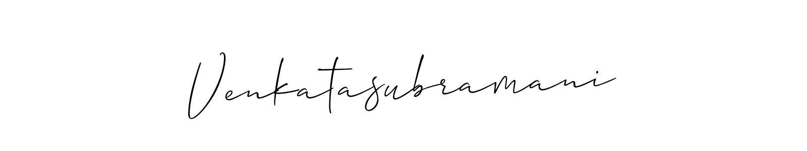 Make a beautiful signature design for name Venkatasubramani. Use this online signature maker to create a handwritten signature for free. Venkatasubramani signature style 2 images and pictures png