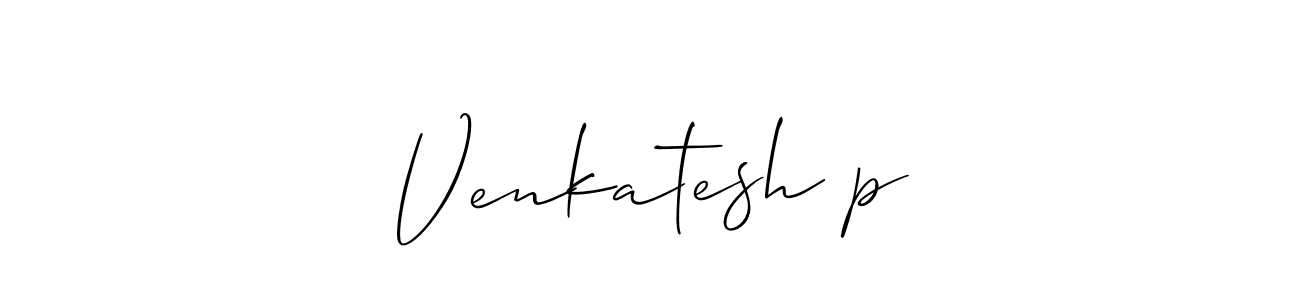 Best and Professional Signature Style for Venkatesh❤p. Allison_Script Best Signature Style Collection. Venkatesh❤p signature style 2 images and pictures png