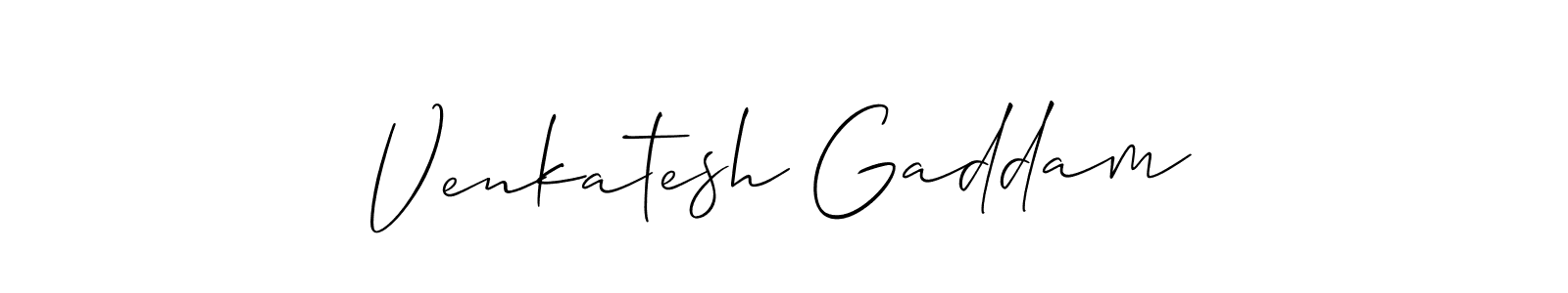 Once you've used our free online signature maker to create your best signature Allison_Script style, it's time to enjoy all of the benefits that Venkatesh Gaddam name signing documents. Venkatesh Gaddam signature style 2 images and pictures png