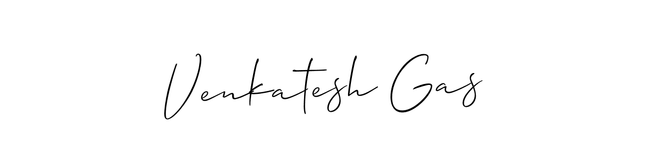 Use a signature maker to create a handwritten signature online. With this signature software, you can design (Allison_Script) your own signature for name Venkatesh Gas. Venkatesh Gas signature style 2 images and pictures png