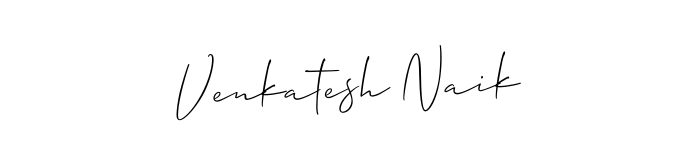 Create a beautiful signature design for name Venkatesh Naik. With this signature (Allison_Script) fonts, you can make a handwritten signature for free. Venkatesh Naik signature style 2 images and pictures png