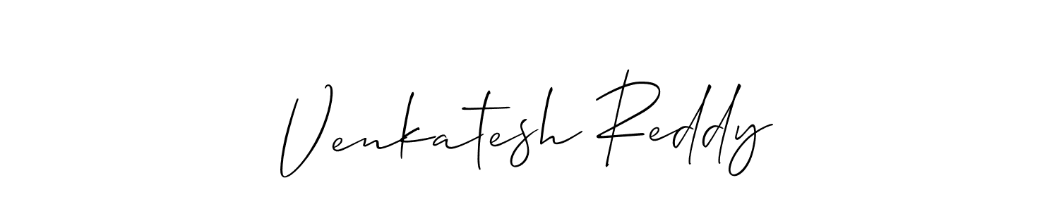 Create a beautiful signature design for name Venkatesh Reddy. With this signature (Allison_Script) fonts, you can make a handwritten signature for free. Venkatesh Reddy signature style 2 images and pictures png