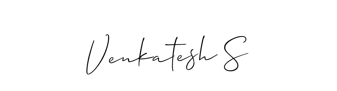 Best and Professional Signature Style for Venkatesh S. Allison_Script Best Signature Style Collection. Venkatesh S signature style 2 images and pictures png