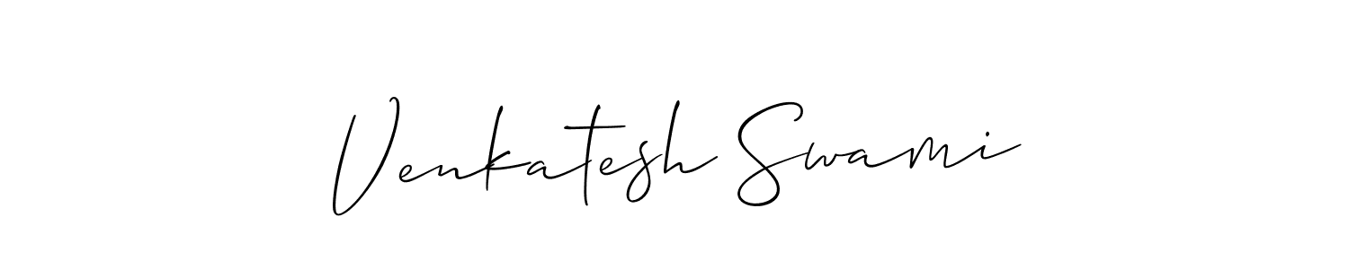Design your own signature with our free online signature maker. With this signature software, you can create a handwritten (Allison_Script) signature for name Venkatesh Swami. Venkatesh Swami signature style 2 images and pictures png