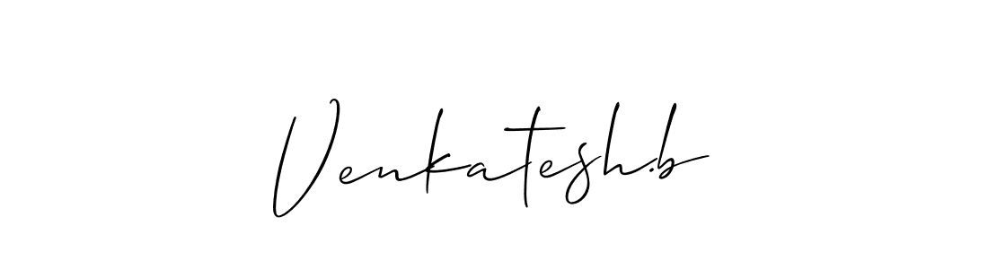 This is the best signature style for the Venkatesh.b name. Also you like these signature font (Allison_Script). Mix name signature. Venkatesh.b signature style 2 images and pictures png