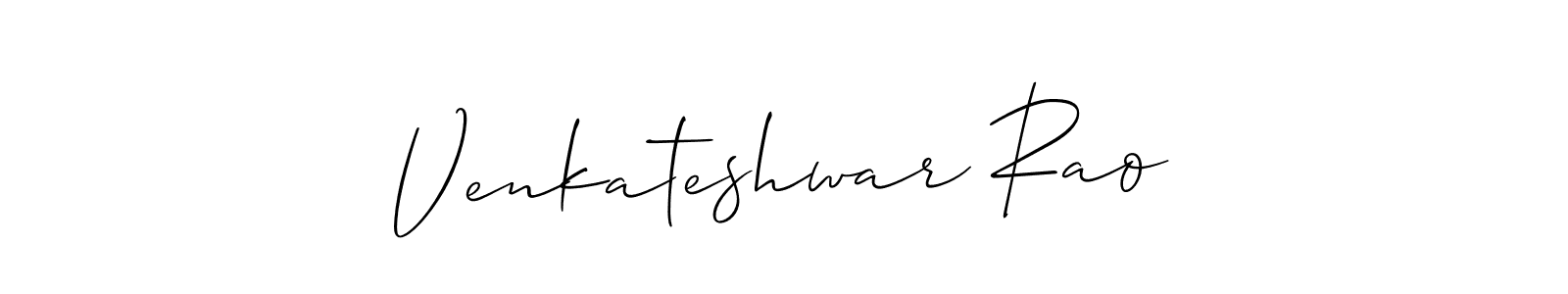 Use a signature maker to create a handwritten signature online. With this signature software, you can design (Allison_Script) your own signature for name Venkateshwar Rao. Venkateshwar Rao signature style 2 images and pictures png