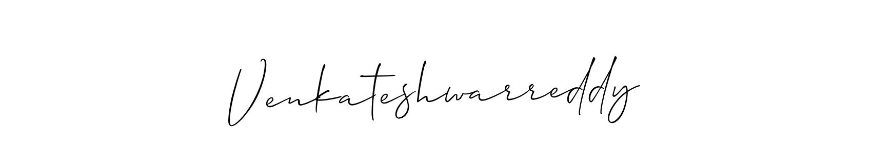 Use a signature maker to create a handwritten signature online. With this signature software, you can design (Allison_Script) your own signature for name Venkateshwarreddy. Venkateshwarreddy signature style 2 images and pictures png