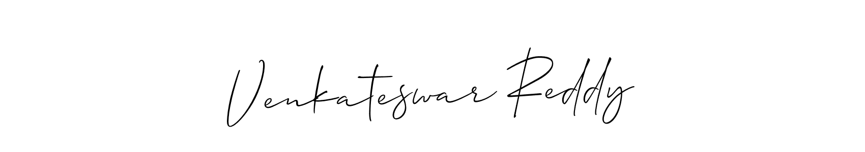 Design your own signature with our free online signature maker. With this signature software, you can create a handwritten (Allison_Script) signature for name Venkateswar Reddy. Venkateswar Reddy signature style 2 images and pictures png