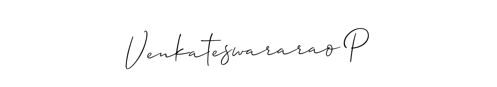 Use a signature maker to create a handwritten signature online. With this signature software, you can design (Allison_Script) your own signature for name Venkateswararao P. Venkateswararao P signature style 2 images and pictures png