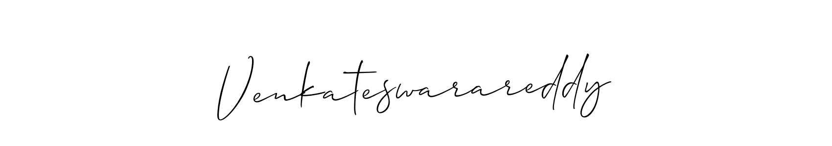 Allison_Script is a professional signature style that is perfect for those who want to add a touch of class to their signature. It is also a great choice for those who want to make their signature more unique. Get Venkateswarareddy name to fancy signature for free. Venkateswarareddy signature style 2 images and pictures png