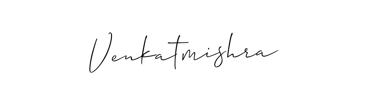 Also we have Venkatmishra name is the best signature style. Create professional handwritten signature collection using Allison_Script autograph style. Venkatmishra signature style 2 images and pictures png