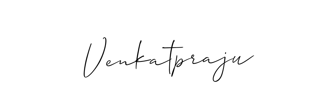 Create a beautiful signature design for name Venkatpraju. With this signature (Allison_Script) fonts, you can make a handwritten signature for free. Venkatpraju signature style 2 images and pictures png