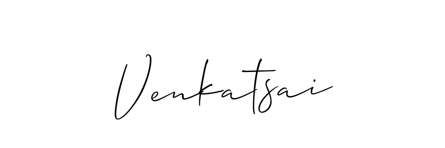 Best and Professional Signature Style for Venkatsai. Allison_Script Best Signature Style Collection. Venkatsai signature style 2 images and pictures png
