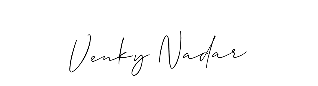Check out images of Autograph of Venky Nadar name. Actor Venky Nadar Signature Style. Allison_Script is a professional sign style online. Venky Nadar signature style 2 images and pictures png