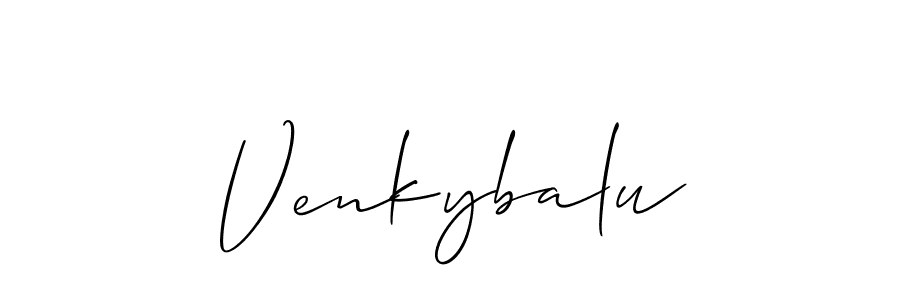 Make a short Venkybalu signature style. Manage your documents anywhere anytime using Allison_Script. Create and add eSignatures, submit forms, share and send files easily. Venkybalu signature style 2 images and pictures png
