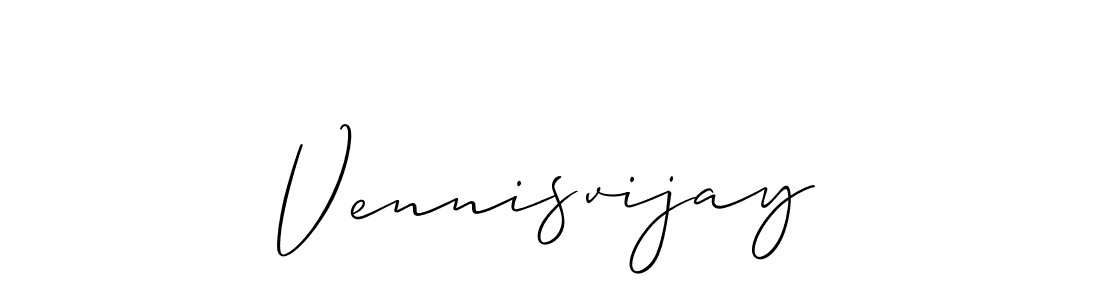 Make a short Vennisvijay signature style. Manage your documents anywhere anytime using Allison_Script. Create and add eSignatures, submit forms, share and send files easily. Vennisvijay signature style 2 images and pictures png