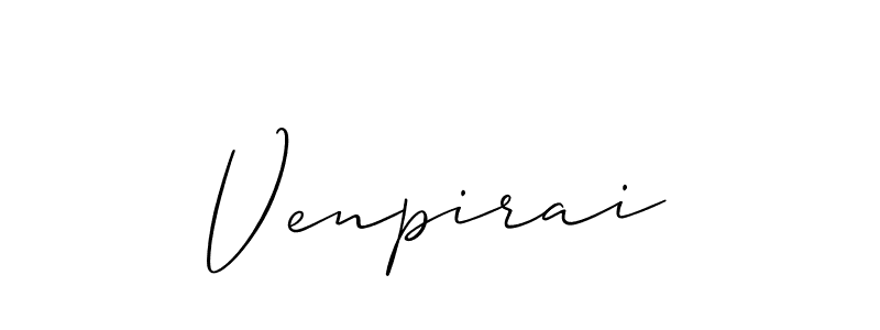 Make a beautiful signature design for name Venpirai. Use this online signature maker to create a handwritten signature for free. Venpirai signature style 2 images and pictures png