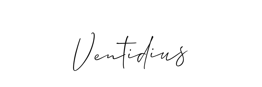 It looks lik you need a new signature style for name Ventidius. Design unique handwritten (Allison_Script) signature with our free signature maker in just a few clicks. Ventidius signature style 2 images and pictures png