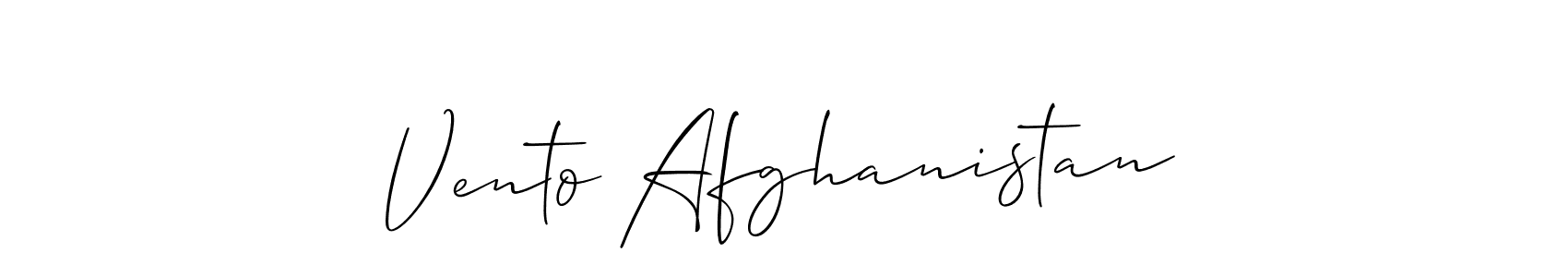 Make a beautiful signature design for name Vento Afghanistan. Use this online signature maker to create a handwritten signature for free. Vento Afghanistan signature style 2 images and pictures png