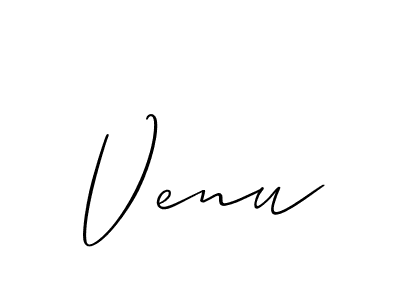 Similarly Allison_Script is the best handwritten signature design. Signature creator online .You can use it as an online autograph creator for name Venu. Venu signature style 2 images and pictures png