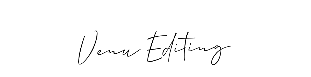 See photos of Venu Editing official signature by Spectra . Check more albums & portfolios. Read reviews & check more about Allison_Script font. Venu Editing signature style 2 images and pictures png