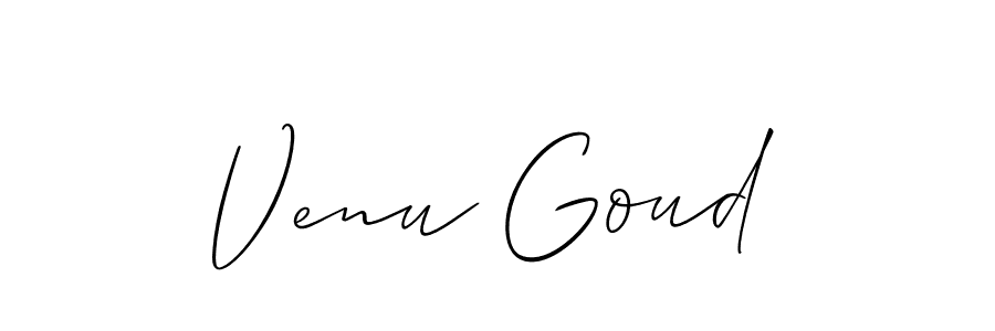 How to Draw Venu Goud signature style? Allison_Script is a latest design signature styles for name Venu Goud. Venu Goud signature style 2 images and pictures png
