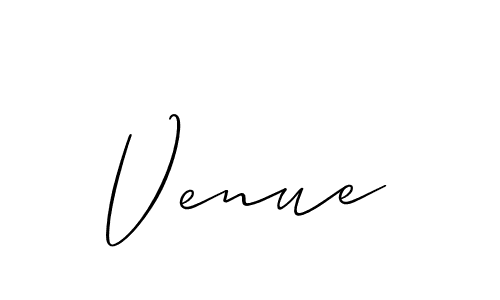 Create a beautiful signature design for name Venue. With this signature (Allison_Script) fonts, you can make a handwritten signature for free. Venue signature style 2 images and pictures png