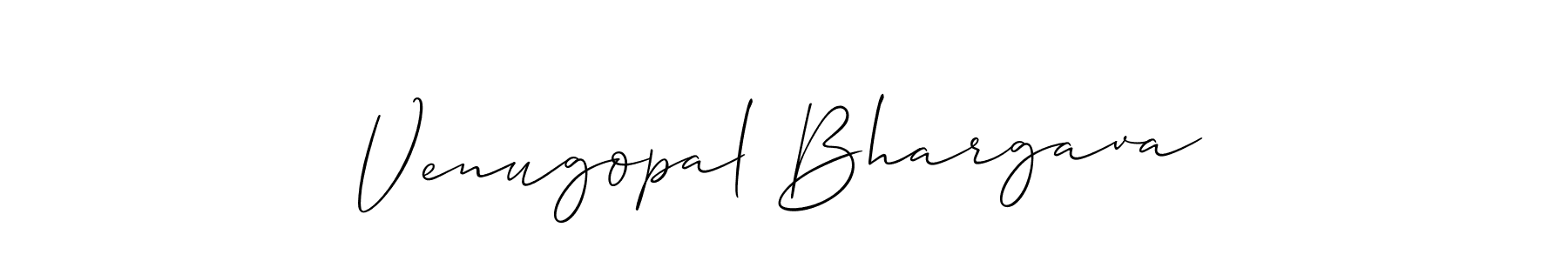 Best and Professional Signature Style for Venugopal Bhargava. Allison_Script Best Signature Style Collection. Venugopal Bhargava signature style 2 images and pictures png