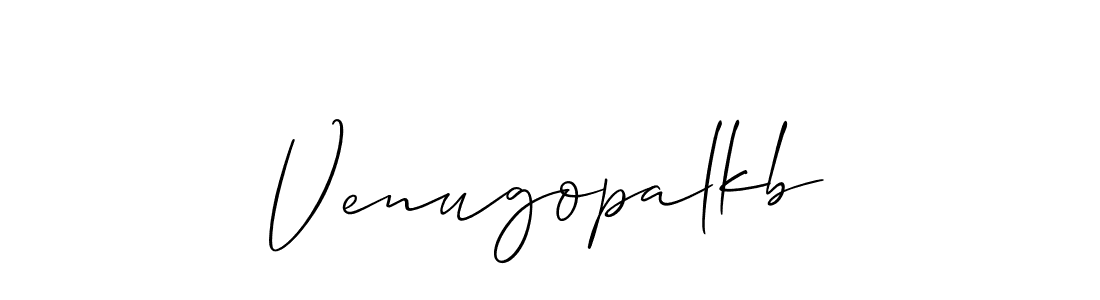 Best and Professional Signature Style for Venugopalkb. Allison_Script Best Signature Style Collection. Venugopalkb signature style 2 images and pictures png