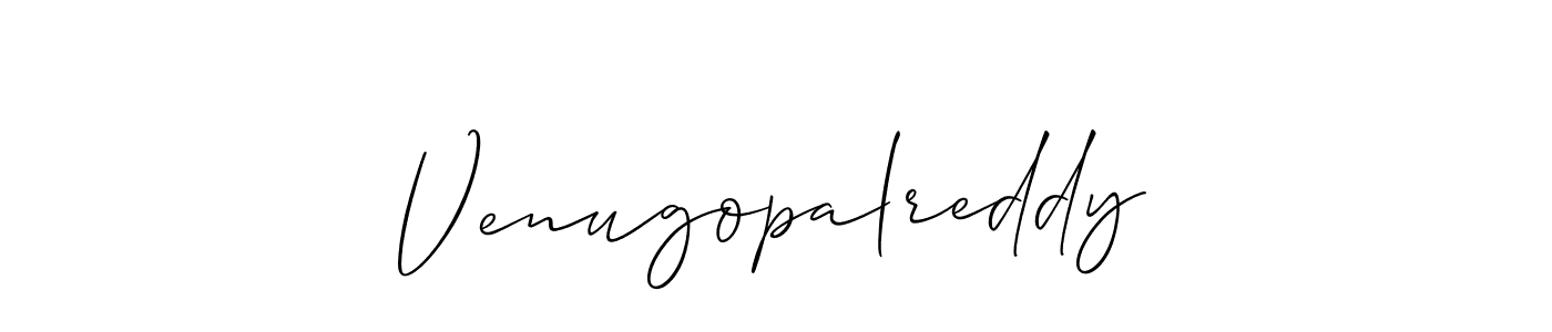 Also we have Venugopalreddy name is the best signature style. Create professional handwritten signature collection using Allison_Script autograph style. Venugopalreddy signature style 2 images and pictures png