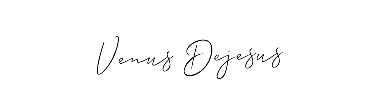 Make a beautiful signature design for name Venus Dejesus. With this signature (Allison_Script) style, you can create a handwritten signature for free. Venus Dejesus signature style 2 images and pictures png