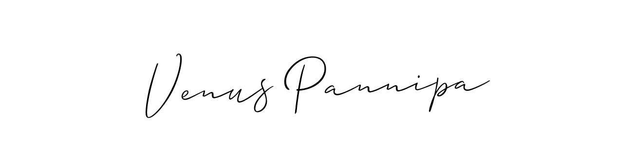 Make a beautiful signature design for name Venus Pannipa. Use this online signature maker to create a handwritten signature for free. Venus Pannipa signature style 2 images and pictures png