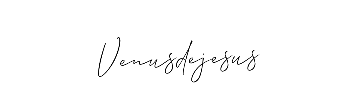 Create a beautiful signature design for name Venusdejesus. With this signature (Allison_Script) fonts, you can make a handwritten signature for free. Venusdejesus signature style 2 images and pictures png