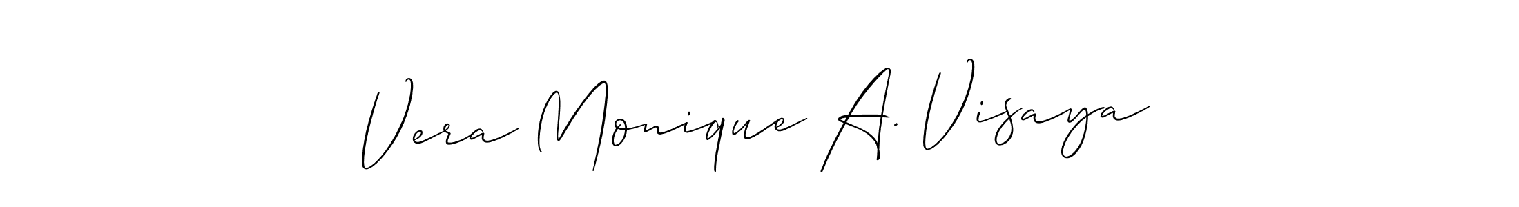 Make a beautiful signature design for name Vera Monique A. Visaya. Use this online signature maker to create a handwritten signature for free. Vera Monique A. Visaya signature style 2 images and pictures png