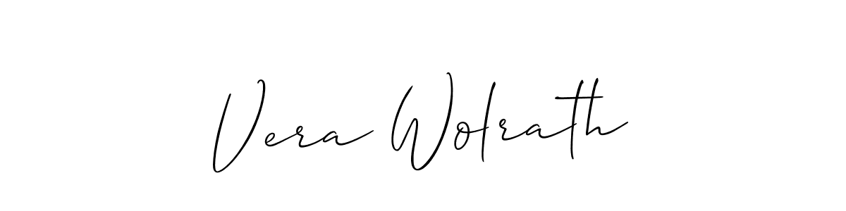 You can use this online signature creator to create a handwritten signature for the name Vera Wolrath. This is the best online autograph maker. Vera Wolrath signature style 2 images and pictures png