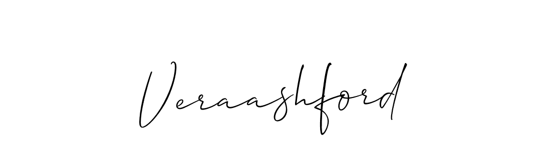 Create a beautiful signature design for name Veraashford. With this signature (Allison_Script) fonts, you can make a handwritten signature for free. Veraashford signature style 2 images and pictures png