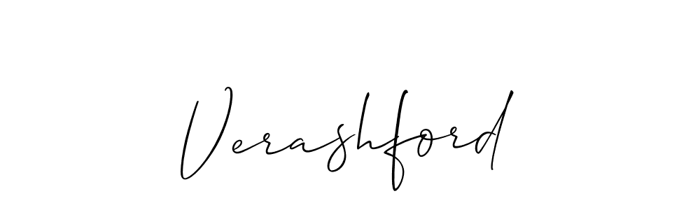 Once you've used our free online signature maker to create your best signature Allison_Script style, it's time to enjoy all of the benefits that Verashford name signing documents. Verashford signature style 2 images and pictures png