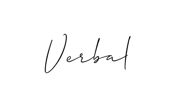 Also You can easily find your signature by using the search form. We will create Verbal name handwritten signature images for you free of cost using Allison_Script sign style. Verbal signature style 2 images and pictures png
