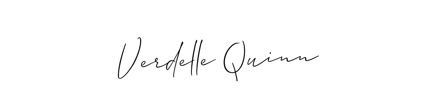 Similarly Allison_Script is the best handwritten signature design. Signature creator online .You can use it as an online autograph creator for name Verdelle Quinn. Verdelle Quinn signature style 2 images and pictures png