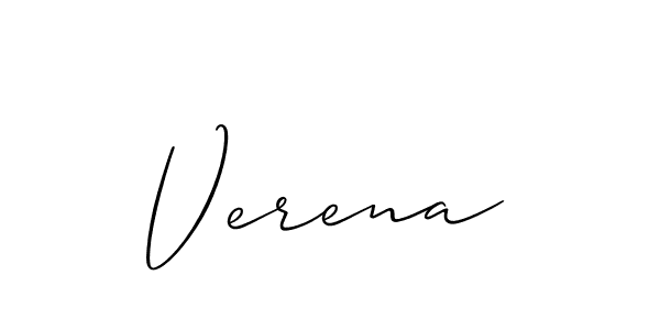 It looks lik you need a new signature style for name Verena. Design unique handwritten (Allison_Script) signature with our free signature maker in just a few clicks. Verena signature style 2 images and pictures png