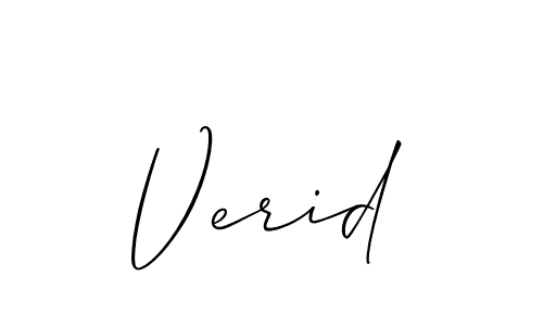 Check out images of Autograph of Verid name. Actor Verid Signature Style. Allison_Script is a professional sign style online. Verid signature style 2 images and pictures png