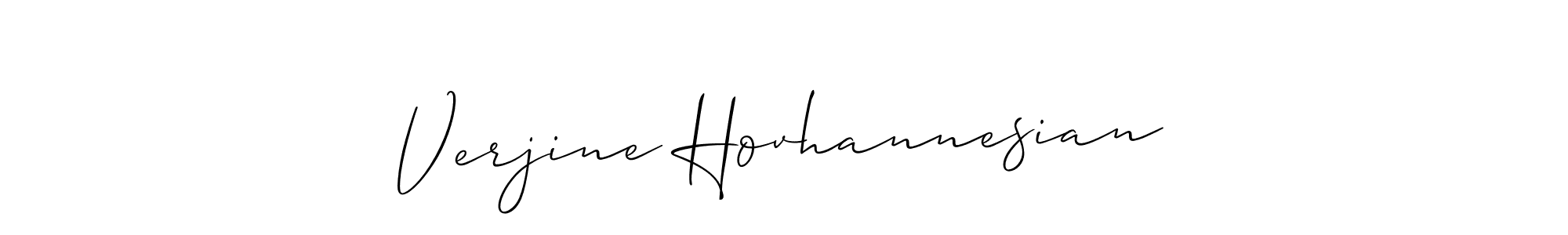 How to Draw Verjine Hovhannesian signature style? Allison_Script is a latest design signature styles for name Verjine Hovhannesian. Verjine Hovhannesian signature style 2 images and pictures png