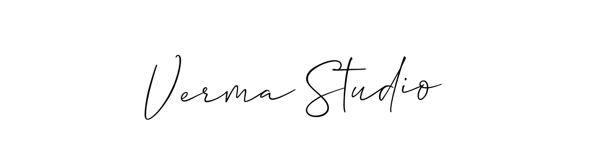 Make a beautiful signature design for name Verma Studio. Use this online signature maker to create a handwritten signature for free. Verma Studio signature style 2 images and pictures png