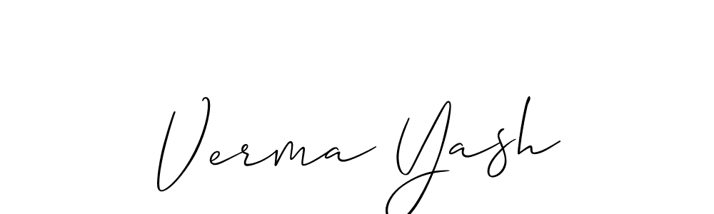 This is the best signature style for the Verma Yash name. Also you like these signature font (Allison_Script). Mix name signature. Verma Yash signature style 2 images and pictures png