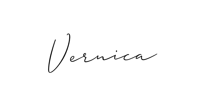 The best way (Allison_Script) to make a short signature is to pick only two or three words in your name. The name Vernica include a total of six letters. For converting this name. Vernica signature style 2 images and pictures png