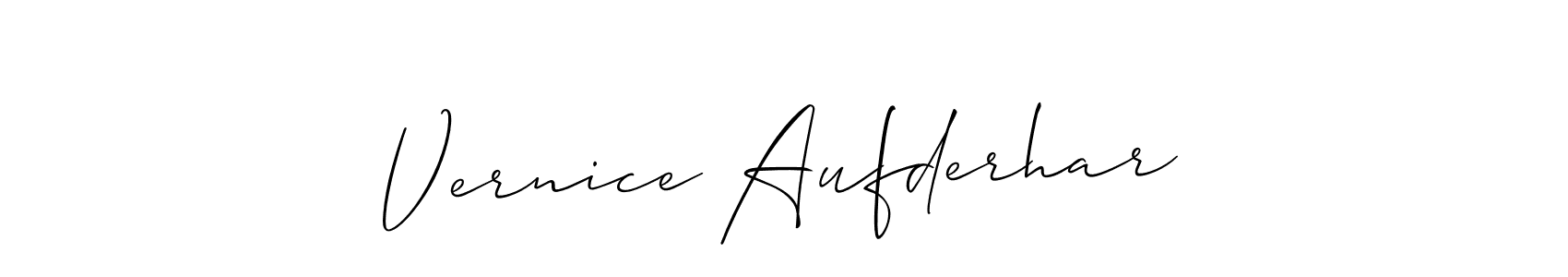 Make a beautiful signature design for name Vernice Aufderhar. Use this online signature maker to create a handwritten signature for free. Vernice Aufderhar signature style 2 images and pictures png