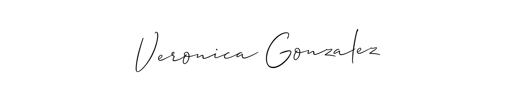 if you are searching for the best signature style for your name Veronica Gonzalez. so please give up your signature search. here we have designed multiple signature styles  using Allison_Script. Veronica Gonzalez signature style 2 images and pictures png