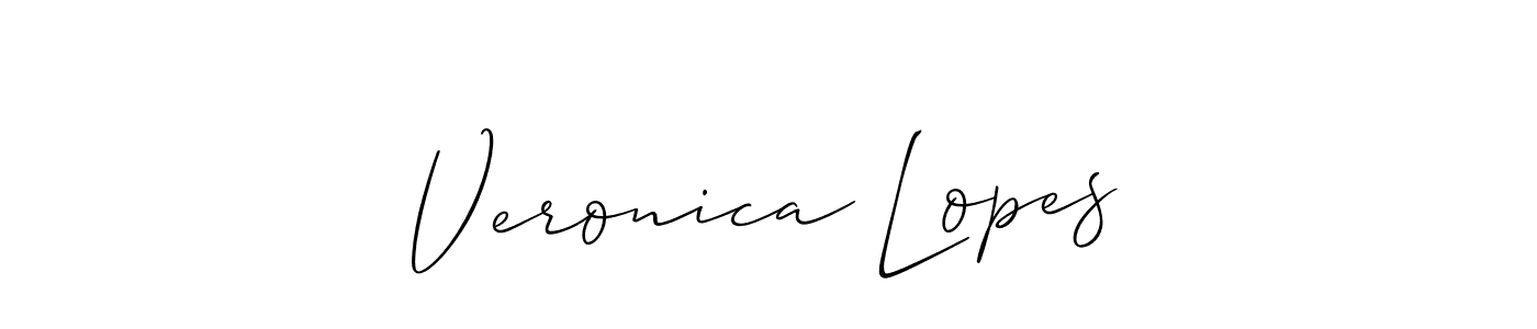 You can use this online signature creator to create a handwritten signature for the name Veronica Lopes. This is the best online autograph maker. Veronica Lopes signature style 2 images and pictures png